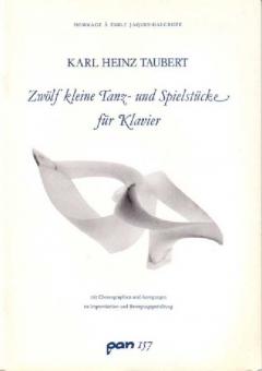 12 kleine Tanz- und Spielstücke für Klavier 
