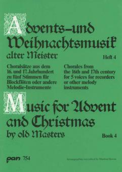 Music for Advent and Christmas by old Masters, Book 4 
