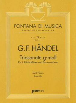 Triosonate g-Moll 