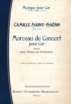 Morceau de concert pour Cor f-Moll op. 94 avec Piano ou Orchestre 