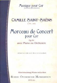 Morceau de concert f-Moll op. 94 avec Piano ou Orchestre 