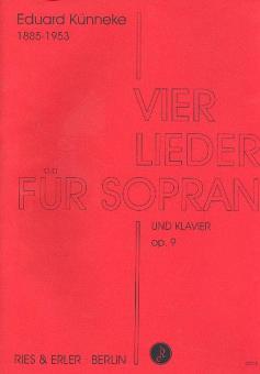 4 Lieder op. 9 