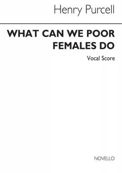 What Can We Poor Females Do 