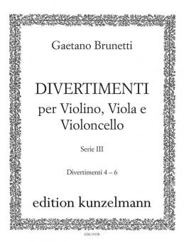 Divertimenti (Serie III, Divertimenti 4-6) 