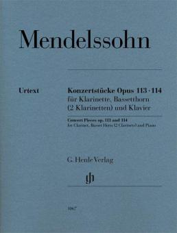 Concert Pieces op. 113 and 114 