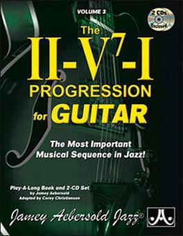 Aebersold Vol.3 The II/V7/I Progression for Guitar 