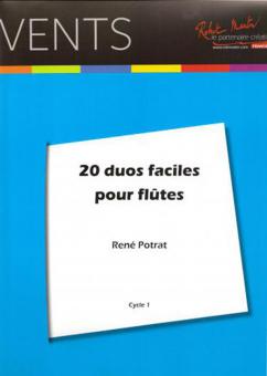 20 duos faciles pour la flûte traversière 