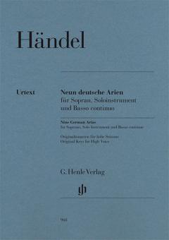 9 Arie tedesche HWV 202-210 