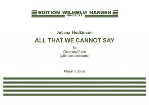 All That We Cannot Say 
