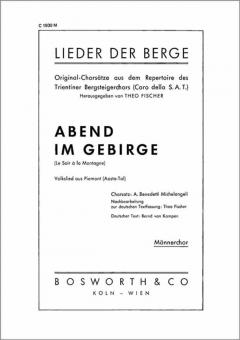 Abend im Gebirge 