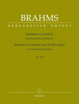 Sonatas in F minor and E-flat major op. 120 