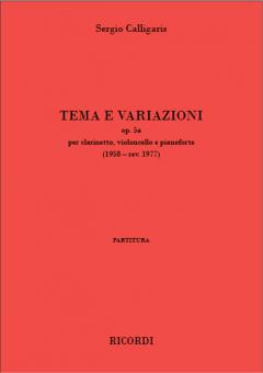 Tema e variazioni op. 5a 