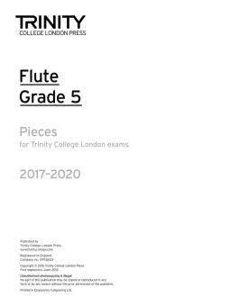 Flute Exam Pieces Grade 5 2017-2020 (part only) 