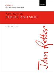 Rejoice and sing! 