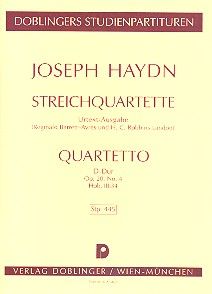 String quartet D major Hob. III:34 op. 20/4 