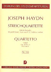 String quartet F minor Hob. III:35 op. 20/5 