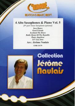 4 Alto Saxophones & Piano Vol. 5 Download