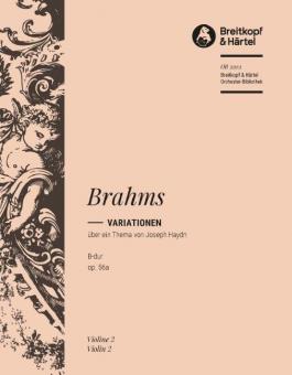 Variationen über ein Thema von Joseph Haydn B-Dur op. 56a 