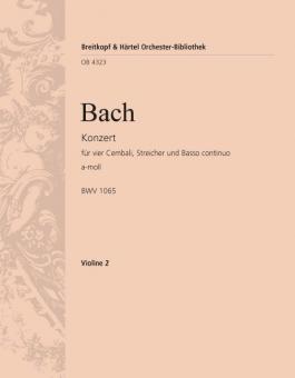 Konzert in a-moll BWV 1065 