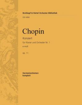 Konzert für Klavier und Orchester Nr. 1 e-moll op. 11 