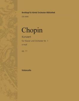 Konzert für Klavier und Orchester Nr. 1 e-moll op. 11 