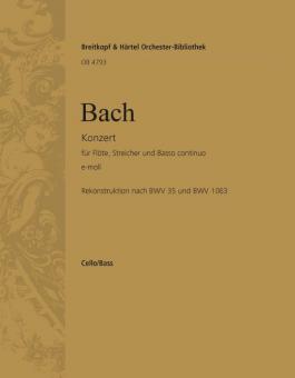 Konzert in e-moll BWV 1059R 