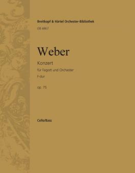 Konzert für Fagott und Orchester in F-Dur op. 75 