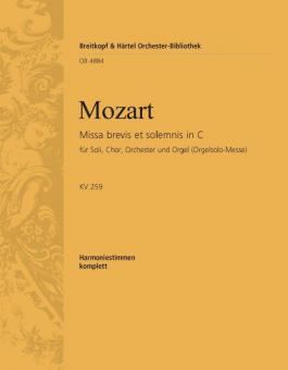 Missa brevis et solemnis in C KV 259 