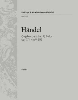 Orgelkonzert Nr. 7 B-Dur op. 7/1 HWV 306 