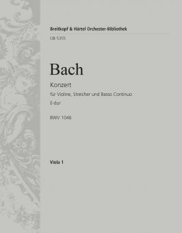 Konzert in E-Dur BWV 1042 
