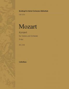 Konzert für Violine und Orchester (Nr. 4) D-Dur KV 218 