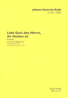 Lobt Gott den Herrn, ihr Heiden all 