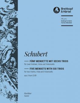 5 Menuette mit 6 Trios 