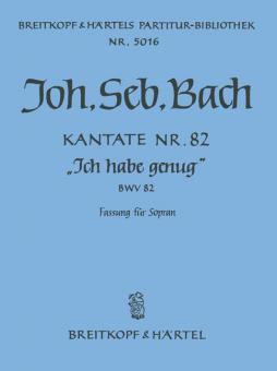 Ich habe genug (genung) 
