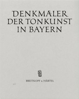 Denkmäler der Tonkunst in Bayern (Neue Folge) 5 