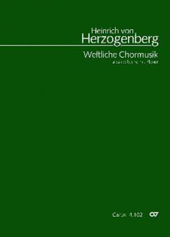 Weltliche Chormusik a cappella und mit Klavier 