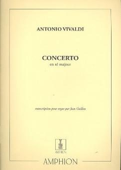 Concerto En Re Orgue (Transcrit Par Jean Guillou 