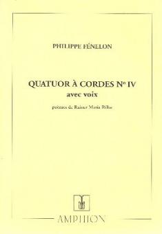Quatuor A Cordes Et Voix N 4 Partition 