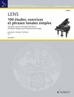 100 etudes, exercises and simple tonal phrases Vol. 1 Standard