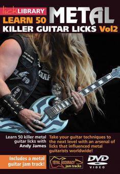 Learn 50 Metal Killer Guitar Licks Vol. 2 