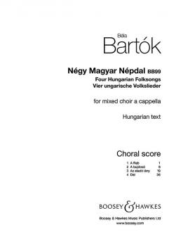 4 Hungarian Folksongs 