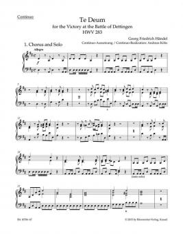 Te Deum for the Victory at the Battle of Dettingen HWV 283 