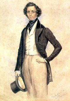 Felix Mendelssohn Bartholdy, 30-jährig 