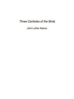 Three Canticles Of The Birds 