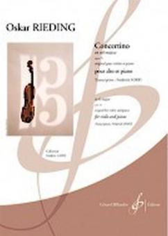 Concertino en sol majeur - op. 25 
