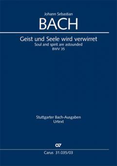 Soul and spirit are astounded BWV 35 Standard