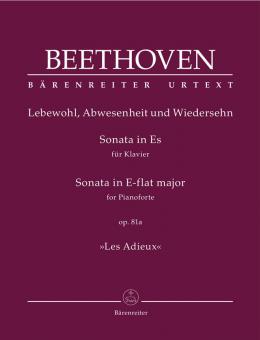 Sonata for Pianoforte E-flat major op. 81a 'Les Adieux' 
