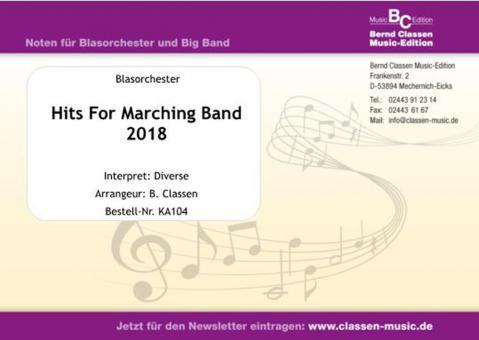 Hits for Marching Band 2018 