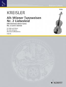 Alt-Wiener Tanzweisen Nr. 2 Liebesleid Standard