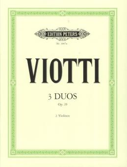 3 Duets Op. 29 